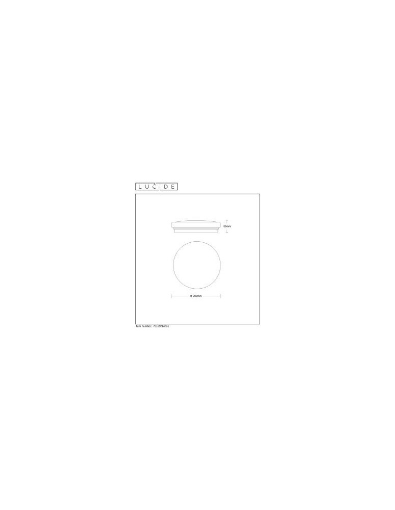 Lucide OTIS Plafon Light LED 14W 26 79199/14/61
