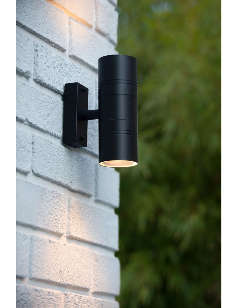 Lucide ARNE-LED 2x GU10 LED/5W Czarny 14867/11/30 Kinkiet
