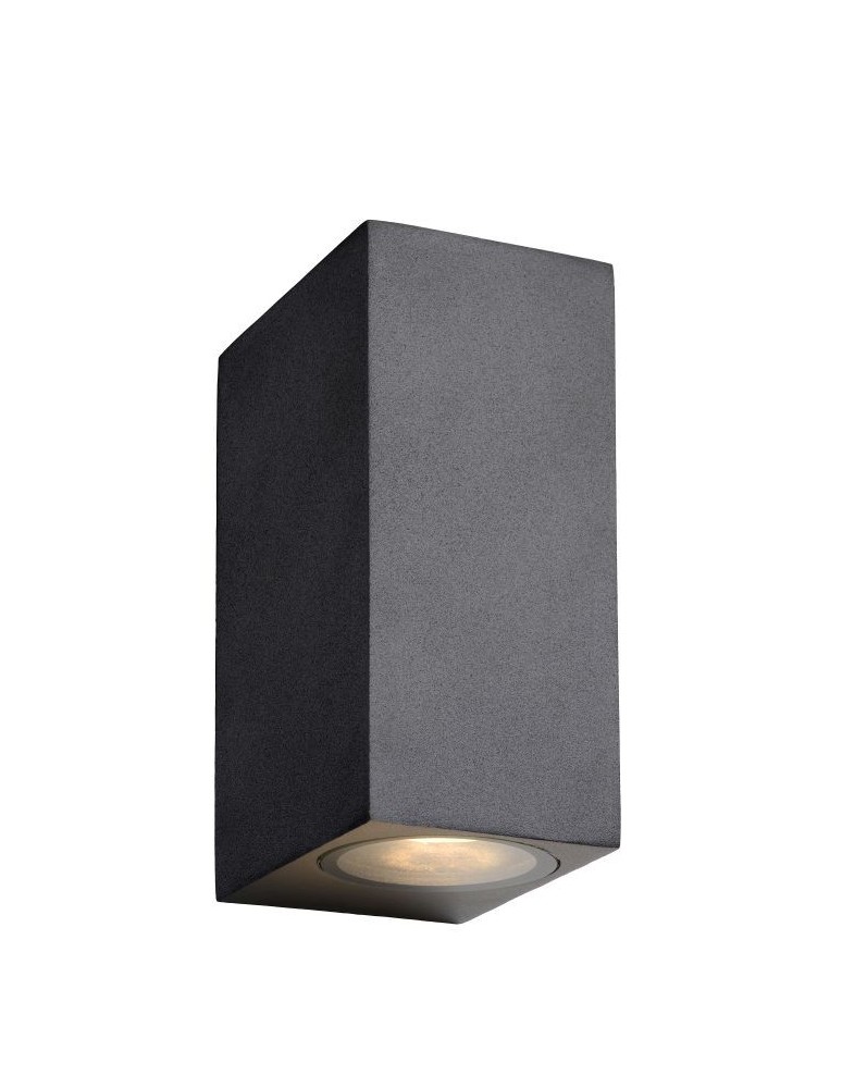 Kinkiety zewnętrzne - Lucide ZORA-LED 2xGU10/5W L9 W6.5 H1 22860/10/30 Kinkiet - produkt kolory-swiatla.pl 1