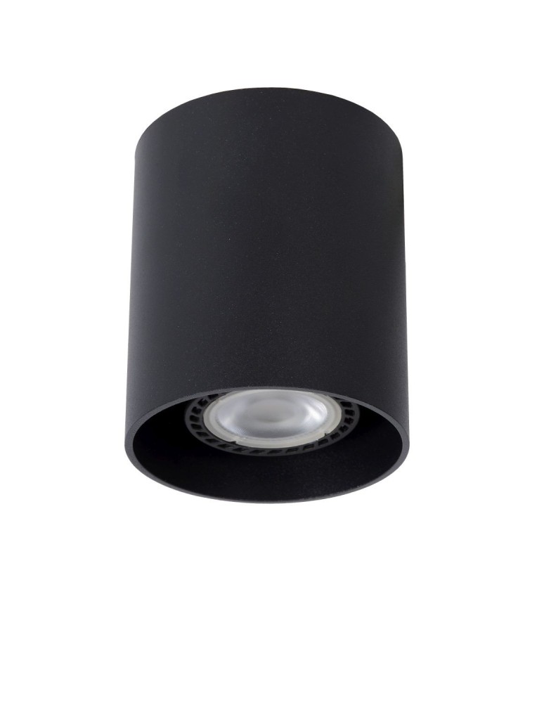 Lucide BODI Round GU10 excl D8 H9.5cm Czarny 09100/01/30 Plafon