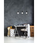 Lampy wiszące potrójne - Lucide FIX MULTIPLE Wisząca 3xE27/60W Czarny 08408/03/30 - produkt 9