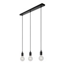 Lampy wiszące potrójne - Lucide FIX MULTIPLE Wisząca 3xE27/60W Czarny 08408/03/30 - produkt 10