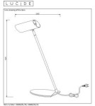 Lampy stołowe do czytania - Lucide HESTER Biurkowa LED GU10 excl 19600/01/30 - produkt 7