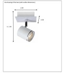 Kinkiety - Lucide RILOU Spot LED 4,5W 26994/05/31 - produkt 9
