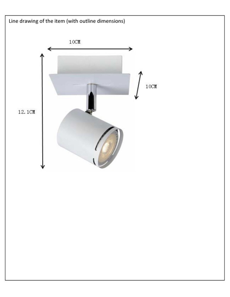 Lucide RILOU Spot LED 4,5W 26994/05/31