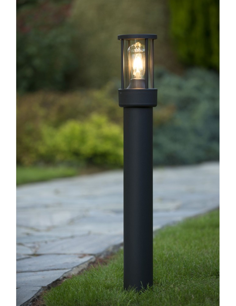 Lucide LORI Bollard E27 IP44 H80cm Czarny 14893/80/30