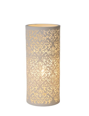 Lucide KANT Table Lamp Ceramic E14 H28 12cm biały 13511/01/31