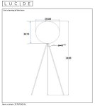 Lampy podłogowe trójnóg - Lucide GOOSY SOFT Podłogowa E27 50c 71767/50/31 - produkt 10