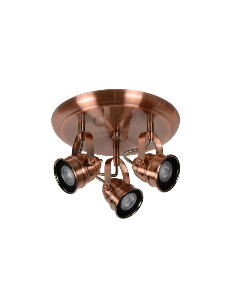 Lampy sufitowe reflektory - Lucide CIGAL Spot LED 3xGU10/5W 350LM 77974/15/17 - produkt kolory-swiatla.pl 7