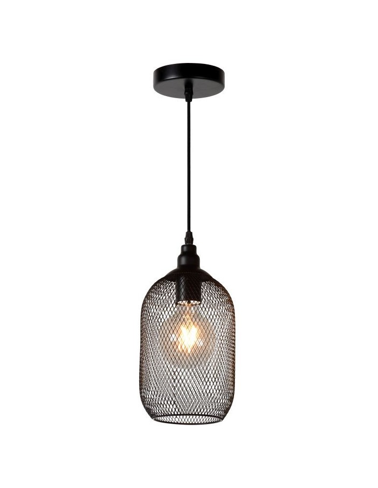 Lampy wiszące - Lucide MESH Wisząca E27 15cm H 29cm 43404/15/30 - produkt kolory-swiatla.pl 1