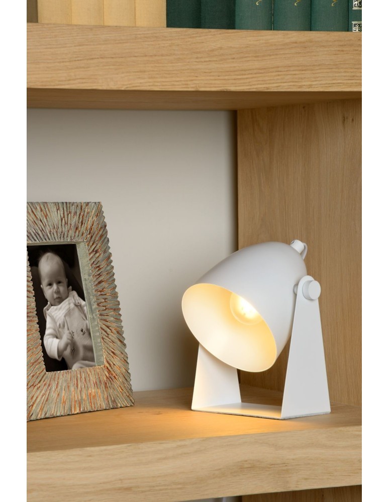 Lucide CHAGO Biurkowa E14 13/15/19cm White 45564/01/31