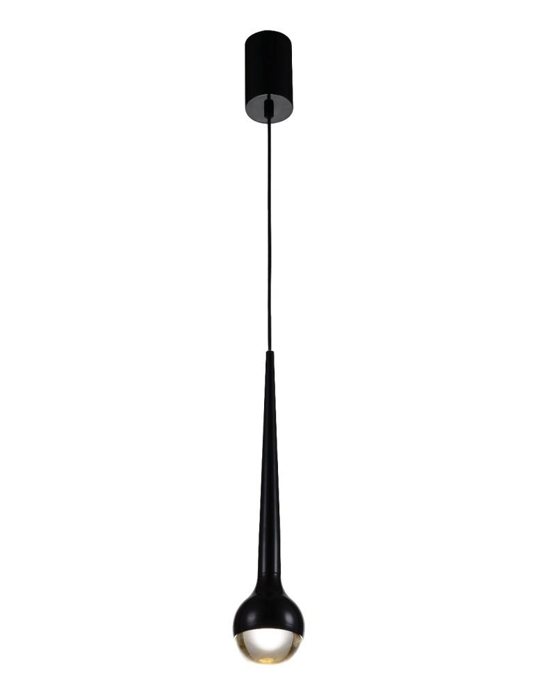 Lampy wiszące pojedyncze - Orlicki Design Cappi Nero Wisząca - produkt kolory-swiatla.pl 1