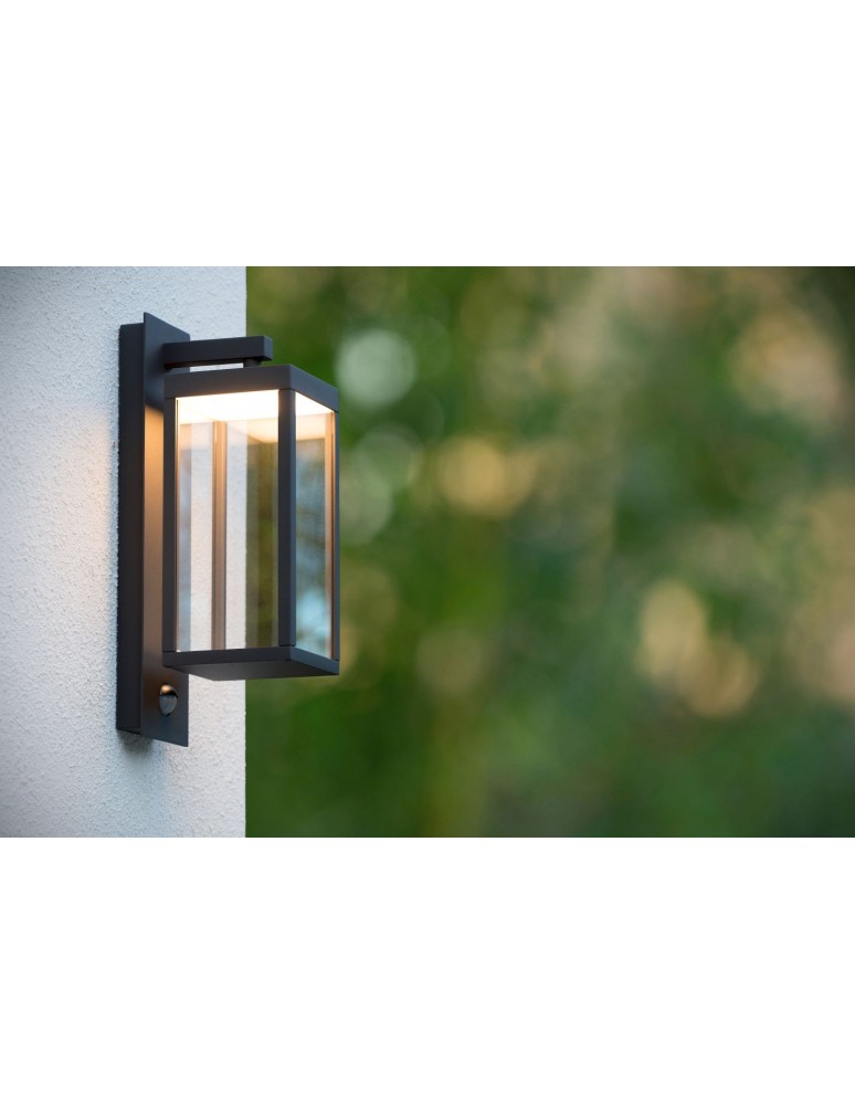 Lucide CLAIRETTE Ścienna LED 15W IP54 Czarny 28861/10/30