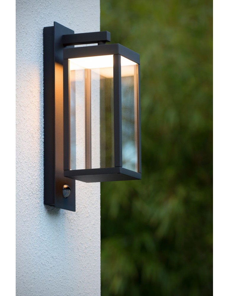 Lucide CLAIRETTE Ścienna LED 15W IP54 Czarny 28861/10/30