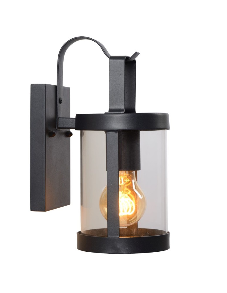 Lucide LINDELO Ścienna IP23 E27 H28cm Czarny 29825/01/30