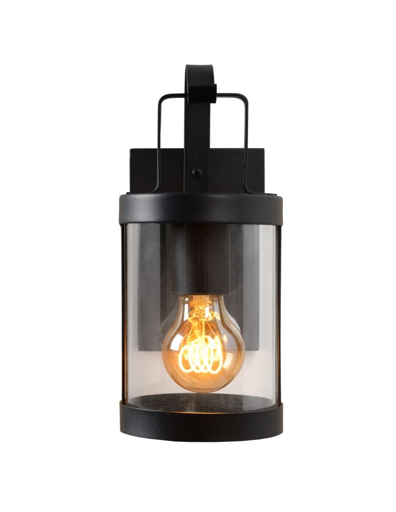 Lucide LINDELO Ścienna IP23 E27 H28cm Czarny 29825/01/30