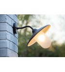 Kinkiety zewnętrzne - Lucide ARUBA 1xE27 Frost Glass/Rust 11870/01/97 Kinkiet - produkt 12