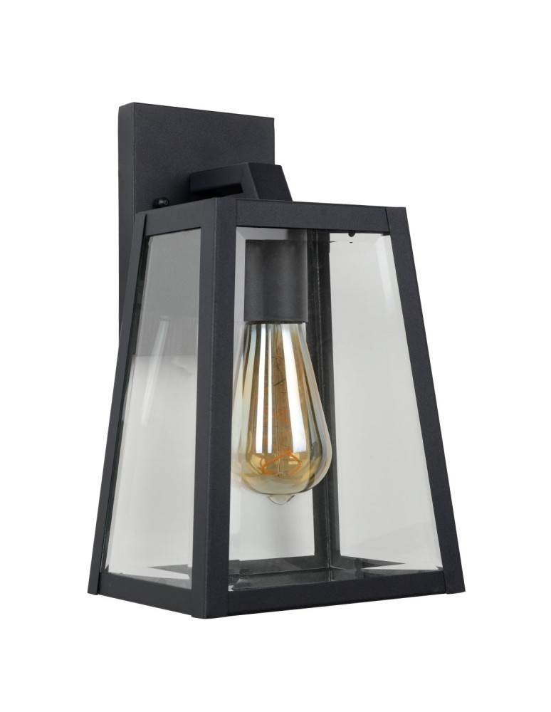 Lucide MATSLOT Ścienna IP23 E27 H31cm Czarny 29829/01/30