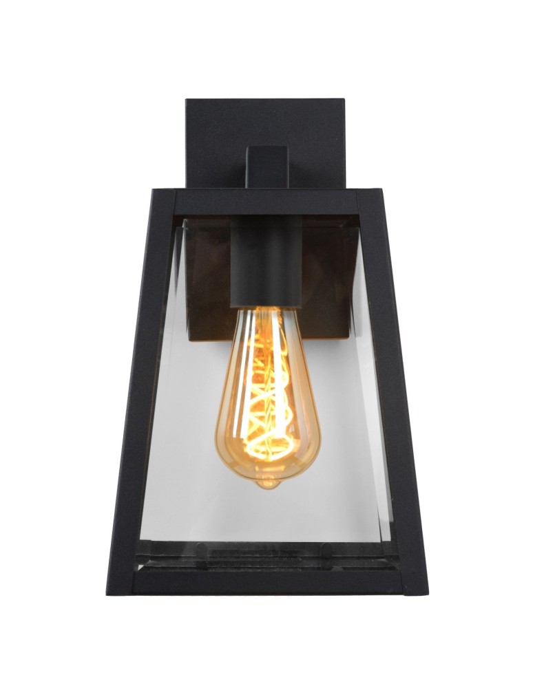 Lucide MATSLOT Ścienna IP23 E27 H31cm Czarny 29829/01/30