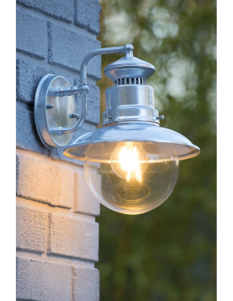 Lucide FIGO kinkiet IP44 E27 L24 W21 H27cm Galv 11811/01/06