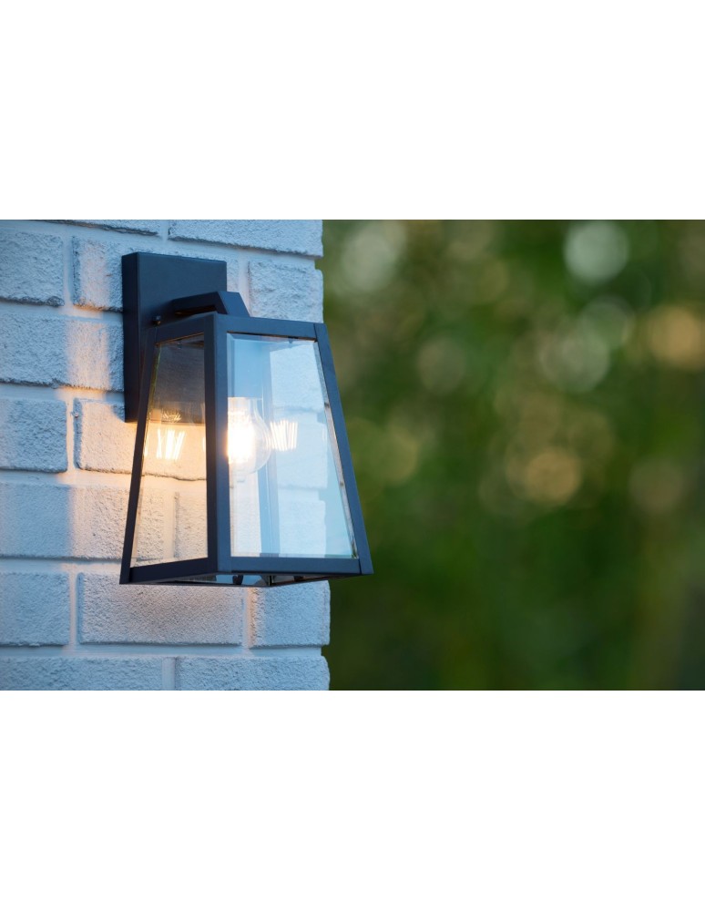 Lucide MATSLOT Ścienna IP23 E27 H31cm Czarny 29829/01/30