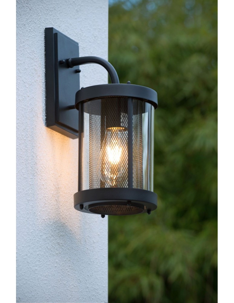 Lucide MAKKUM Ścienna IP23 E27 H38cm Czarny 29826/01/30