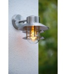 Kinkiety zewnętrzne - Lucide ZICO Ścienna IP44 - 1x E27 - Satin Chrom 11874/01/12 - produkt 9
