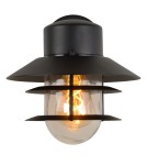 Kinkiety zewnętrzne - Lucide ZICO Ścienna IP44 1x E27 - Czarny 11874/01/30 - product 11