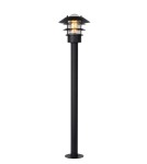 Lampy ogrodowe stojące - Lucide ZICO Lantern IP44-1xE27 H100 D21.8 Czarny 11874/99/30 - produkt 1