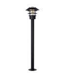 Lampy ogrodowe stojące - Lucide ZICO Lantern IP44-1xE27 H100 D21.8 Czarny 11874/99/30 - produkt 7