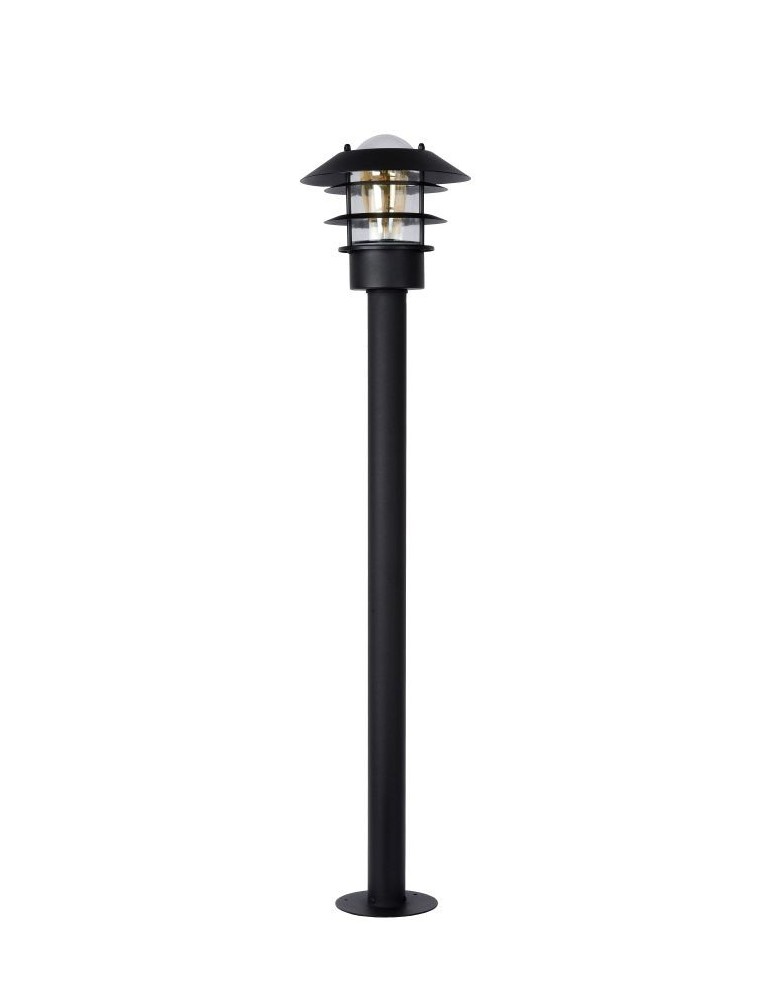 Lucide ZICO Lantern IP44-1xE27 H100 D21.8 Czarny 11874/99/30