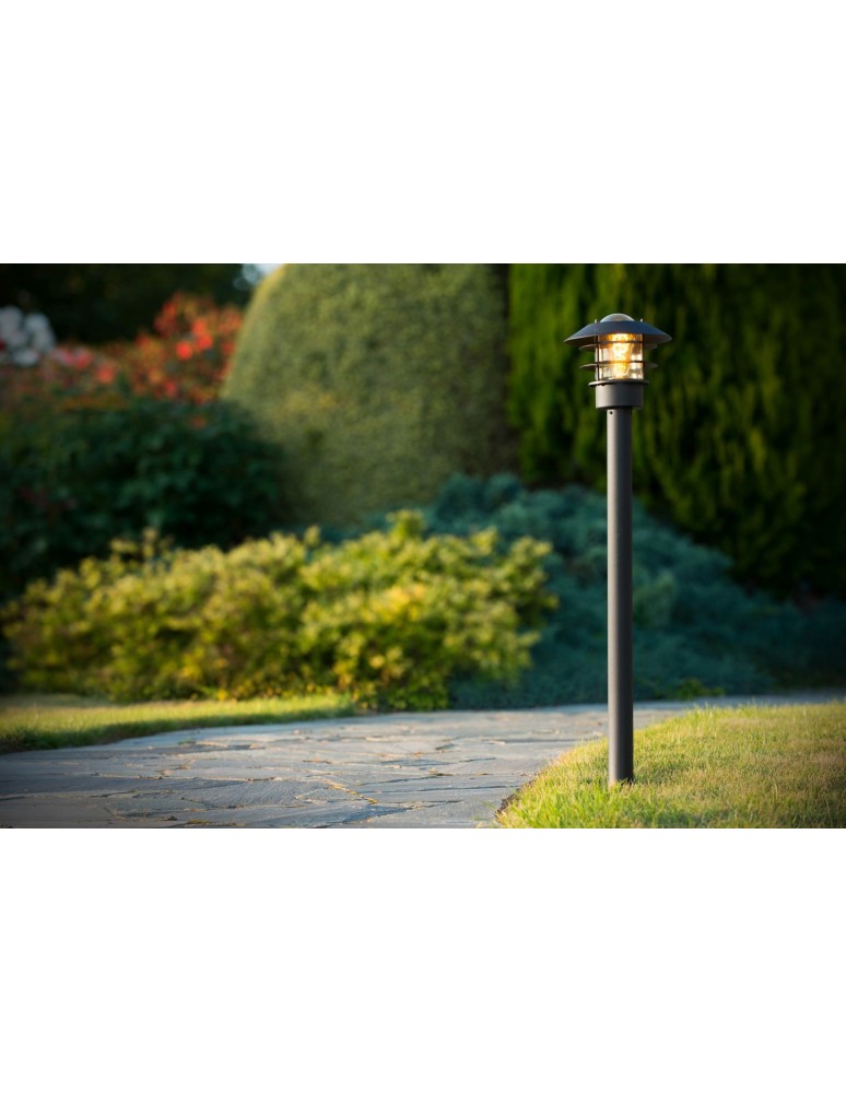 Lucide ZICO Lantern IP44-1xE27 H100 D21.8 Czarny 11874/99/30