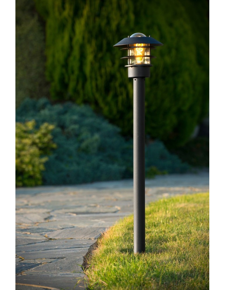 Lucide ZICO Lantern IP44-1xE27 H100 D21.8 Czarny 11874/99/30