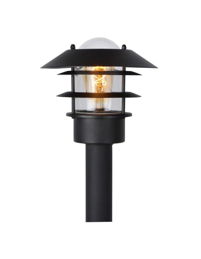 Lucide ZICO Lantern IP44-1xE27 H100 D21.8 Czarny 11874/99/30