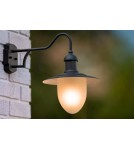 Kinkiety zewnętrzne - Lucide ARUBA 1xE27 Frost Glass/Czarny  11871/01/30 Kinkiet - produkt 7