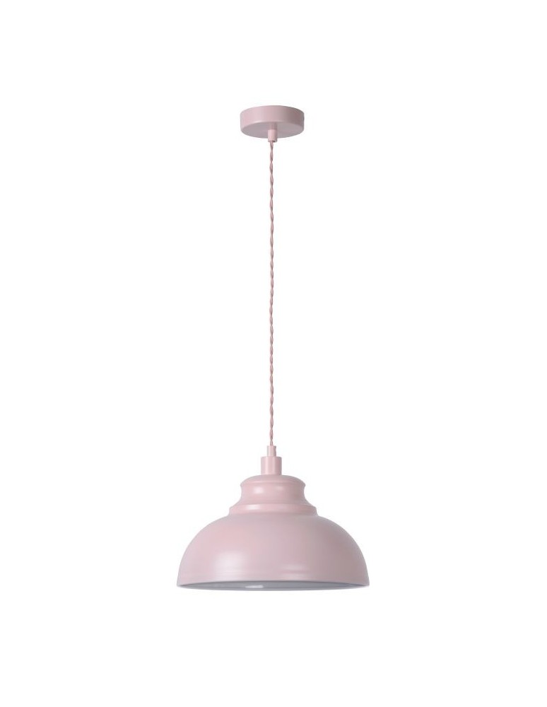 Lampy wiszące różowe - Lucide ISLA Wisząca E14 D29 H22cm Pi 34400/29/66 - produkt kolory-swiatla.pl 7