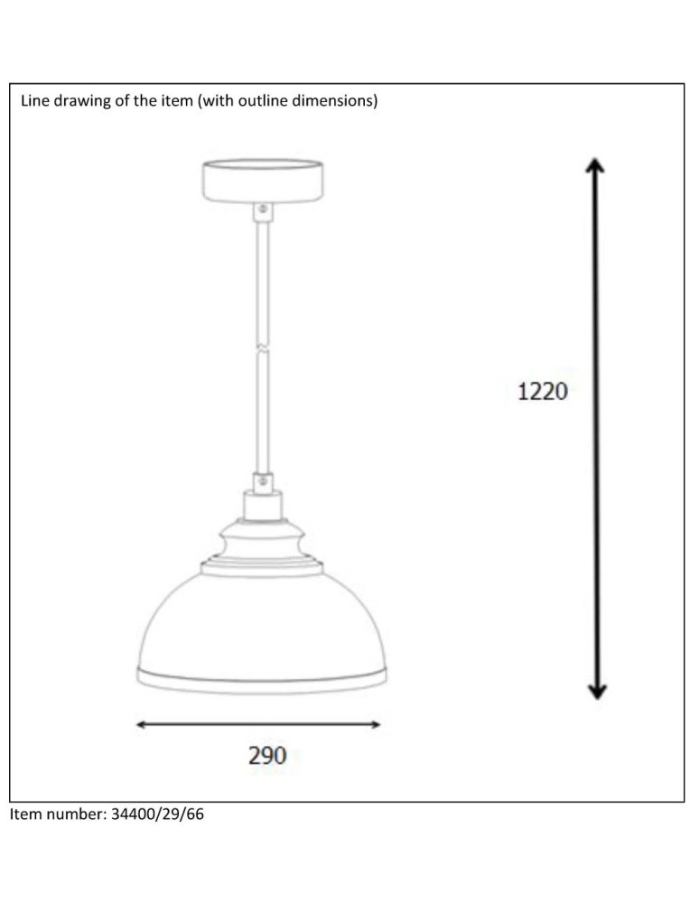 Lampy wiszące różowe - Lucide ISLA Wisząca E14 D29 H22cm Pi 34400/29/66 - produkt kolory-swiatla.pl 9