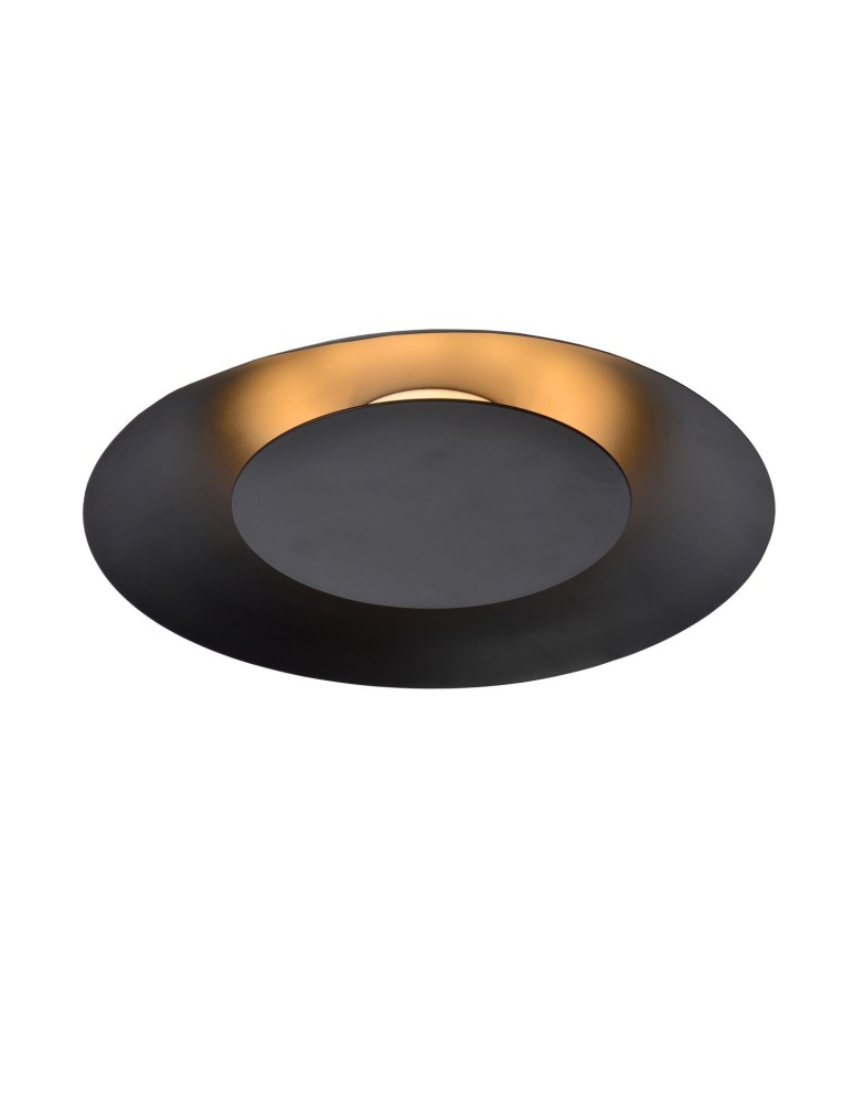 Lucide FOSKAL Plafon Light LED 12W ?34.5cm Black 79177/12/30