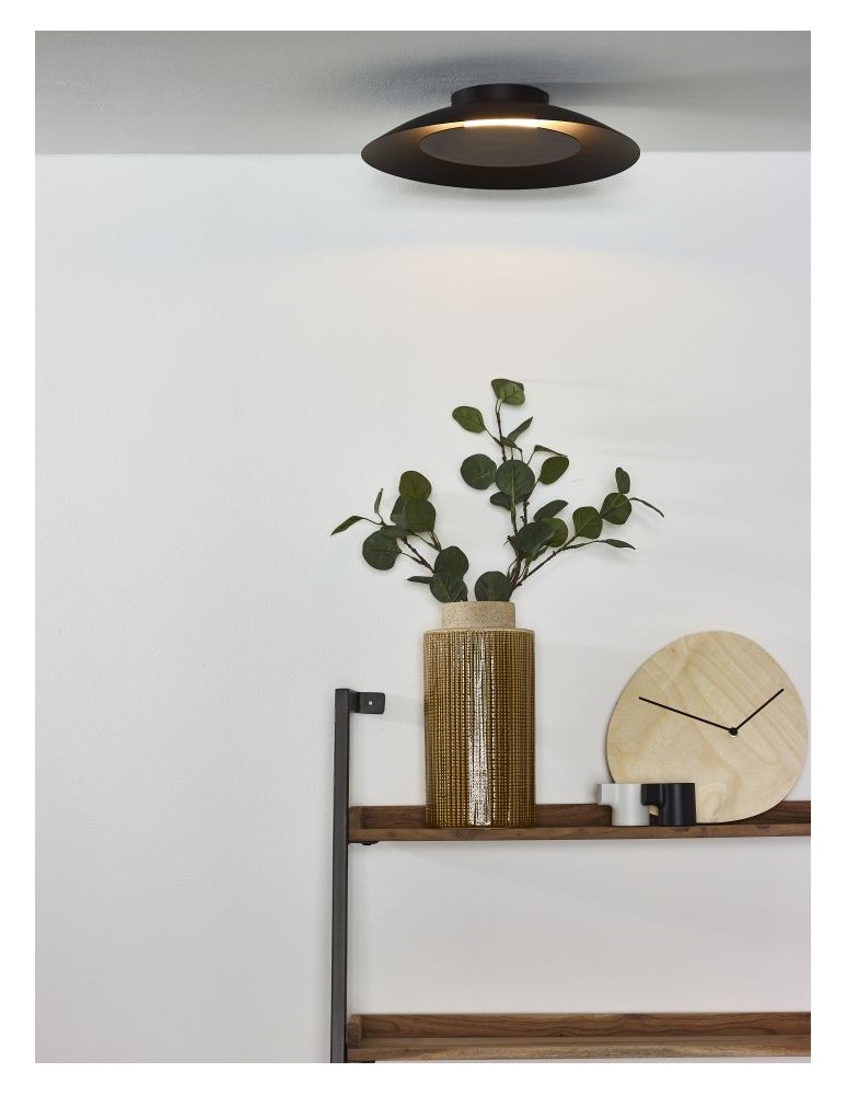 Lucide FOSKAL Plafon Light LED 12W ?34.5cm Black 79177/12/30