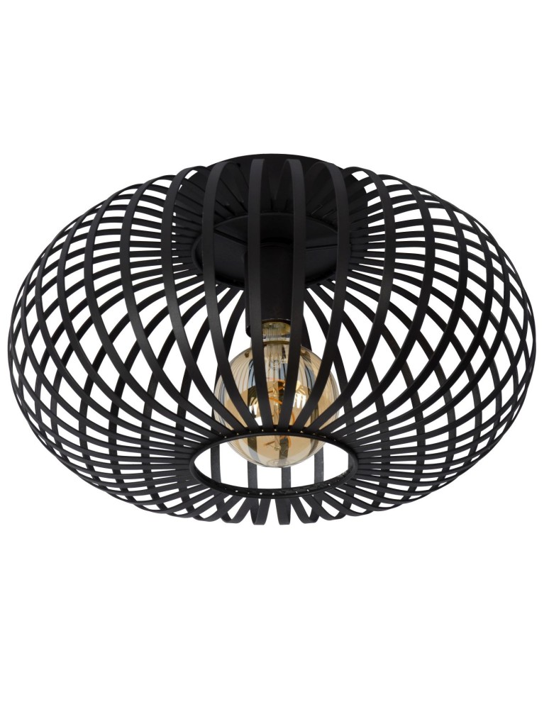 Lucide MANUELA Plafon Light 1xE27 40cm Czarny 78174/40/30