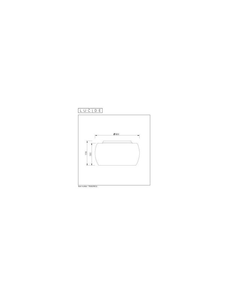 Lucide PEARL Plafon Light H21 D40cm 70163/05/11