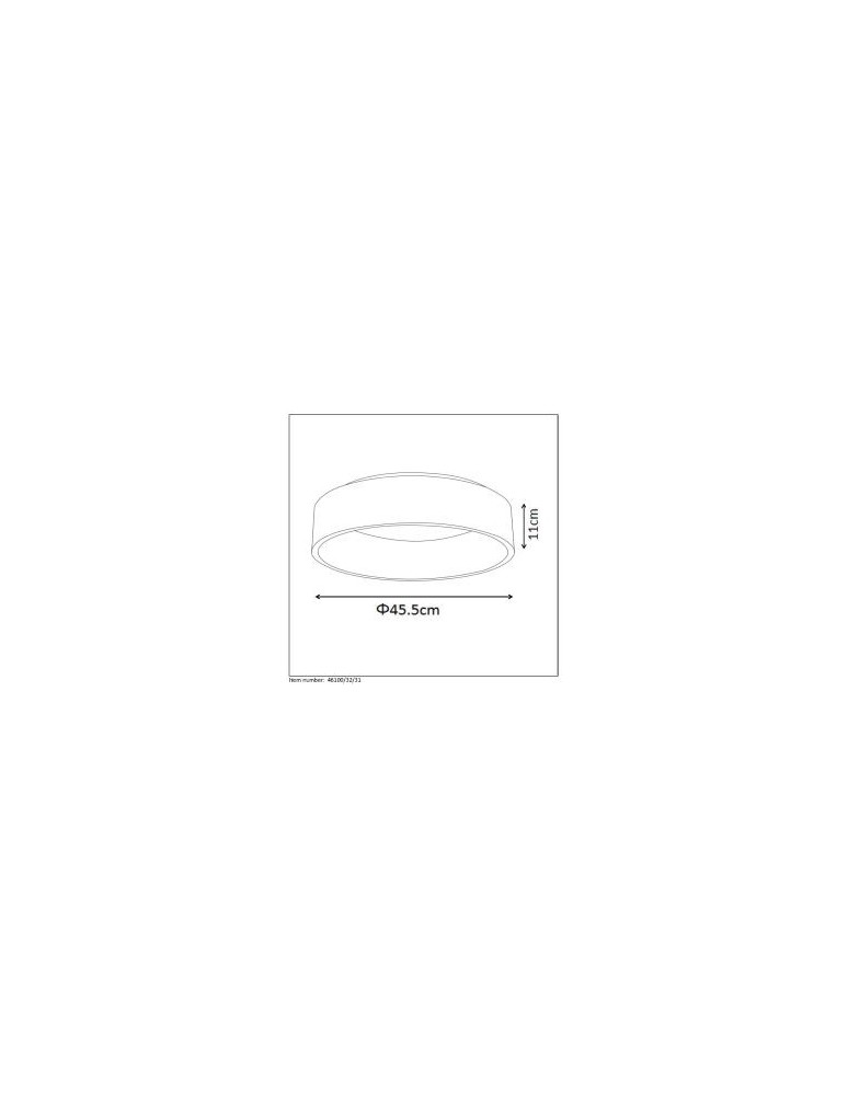 Lucide TALOWE LED D45cm 32W 3000K Biały 46100/32/31 Plafon