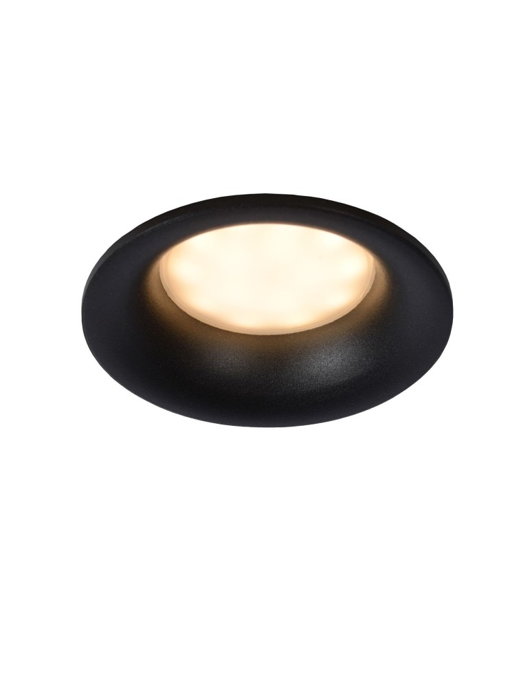 Lucide ZIVA Wpust 1xGU10 czarny 09923/01/30