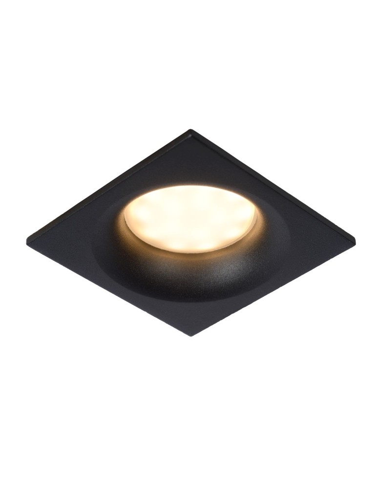 Lucide ZIVA Wpust 1xGU10 czarny 09924/01/30