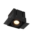 Lampy podtynkowe bezramkowe - trimless - Lucide TRIMLESS Wpust 1xGU10 czarny 09925/01/30 - produkt 1