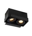 Lampy podtynkowe bezramkowe - trimless - Lucide TRIMLESS Wpust 2xGU10 czarny 09925/02/30 - produkt 1