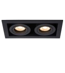 Lampy podtynkowe - oczka - Lucide CHIMNEY Wpust 2xGU10 czarny 09926/02/30 - produkt 1
