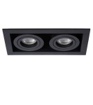 Lampy podtynkowe - oczka - Lucide CHIMNEY Wpust 2xGU10 czarny 09926/02/30 - produkt 2