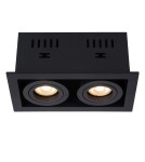 Lampy podtynkowe - oczka - Lucide CHIMNEY Wpust 2xGU10 czarny 09926/02/30 - produkt 4
