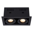 Lampy podtynkowe - oczka - Lucide CHIMNEY Wpust 2xGU10 czarny 09926/02/30 - produkt 5